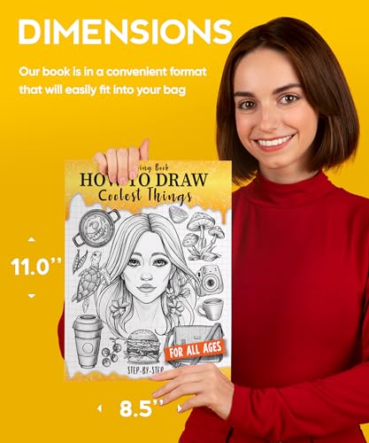 Drawing Book How to Draw Coolest Things Step-by-Step: Drawing Guide Textures, Shading, Anatomy, Face, Stuff. Learning Draw Anything and Everything