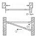 Mayitr Adjustable 28-to-47-inch Spring Tension Curtain Shower Rods White