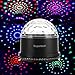Party Lights,Supertech Muliti Color Changes Sound Actived Auto RGB Mini Rotating Magic Disco Ball Strobe Stage Lights For DJ Dancing Show Concert Xmas Halloween