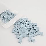 Gray Blue Wax Seal Beads Hydrangea Gray Blue