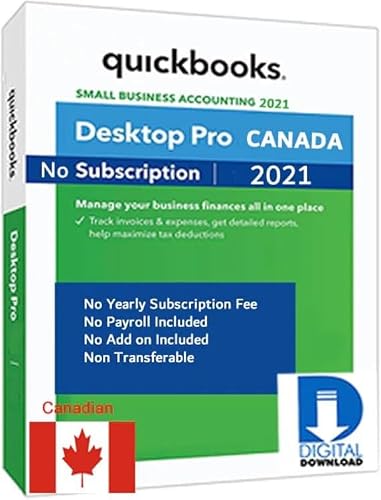 Quick Books Desktop Pro 2021 | NO DVD | Lifetime Version | Amazon Message Delivery(Within 24hrs) | Only PC, Not for Mac |