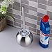 KES Toilet Brush, Toilet Scrubber with Bowl Holder (SUS 304 Stainless Steel) Brushed Toilet Bowl Brush, BTB200-2
