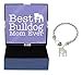 Best Bulldog Mom Ever Bulldog Bracelet Gift Silhouette Charm Bracelet Silver-Tone Bracelet Gift for Bulldog Owner Jewelry Box Idea for A Rescue Dog Mom