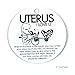 I Heart Guts Uterus Lapel Pin – Womb Service! Enamel Pin – Get Well Gift for Uterine Surgery Recovery, Women’s Health Support, Fertility Awareness, Endometriosis, Patient Encouragement