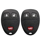 YITAMOTOR Car Key Fob Keyless Entry Remote Compatible for Silverado Tahoe Express Avalanche/GMC Sierra Yukon/Pontiac Torrent/Saturn Outlook Vue (OUC60270, OUC60221)
