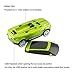 CHUYI Cool Sports Car Shape Wireless Optical Mouse 1600 DPI Cordless Office School Mice with USB Receiver for PC Computer Laptop (Green-1 Pack)
