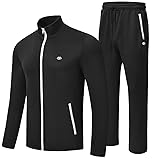 MoFiz Men's Track Suit Set Running Jogging Suit