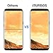 Galaxy S8 Screen Protector [2-Pack], iTURBOS [NEWEST VERSION] [Bubble Free] Full Screen Coverage 3D PET HD Screen Protector Film for Samsung Galaxy S8.