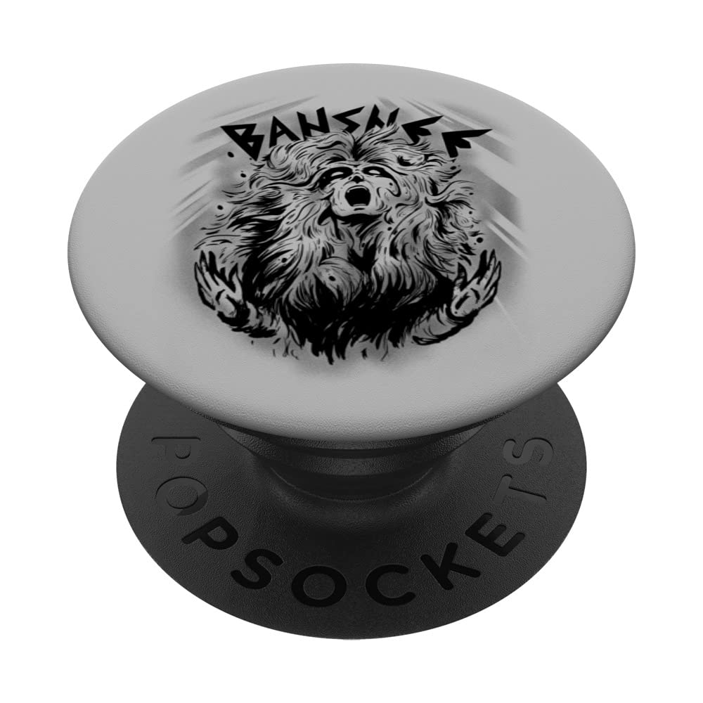 Banshee Irish Death Fairy Caoine Scream Celtic Mythology PopSockets Swappable PopGrip