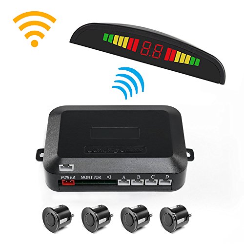 Wireless Car Reverse Backup Radar System, Wireless Parking Sensor Kit