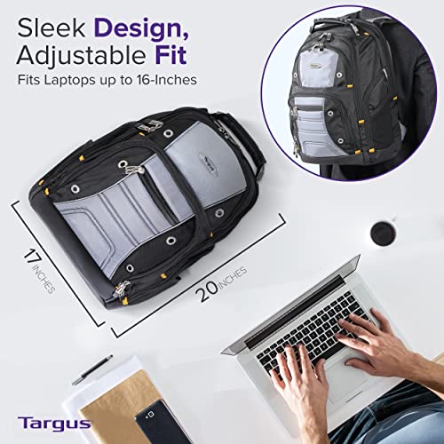 Targus Drifter II Laptop Bag — 16 Inch Laptop Backpack, Padded Laptop
