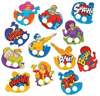 superhero finger puppets