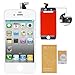 WEELPOWER LCD Touch Screen Digitizer Glass Replacement Assembly for iPhone 4 (CDMA version ONLY) with Repair Tool (White)