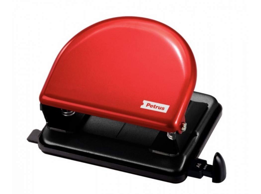 PETRUS 33746 Hole Punch MOD.52, Red