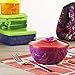 Fit & Fresh Kids' Healthy Lunch Kit, Reusable Portion Control Container Set with Removable Ice Packs, 13-Pieces, BPA-Free, Freezer/Microwave/Dishwasher Safe