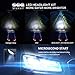 SEALIGHT H4/HB2/9003 LED Headlight Conversion Kit 100W 12000LM- 32x CSP LED Chips Cool White 6000K - Dual Hi/Lo Beam Bulbs