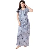 Soulemo Women Cotton Floor Length Nighty 1633
