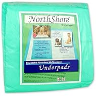NorthShore Premium Disposable Underpads (Chux), Peach, X-Large, 80 Count