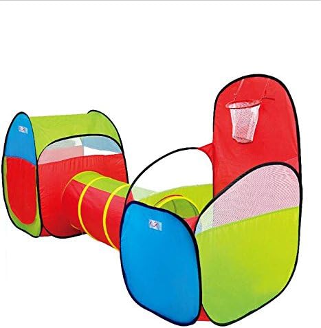 Loowan One Square Cubby Tent-One Fun With Balls Tent-One Tunnel 3-in-1 Indoor And Outdoor Children Play Tent.Children's Playground Toys