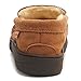 alpine swiss Yukon Mens Suede Shearling Slip On Moccasin Slippers Chestnut 10 M US