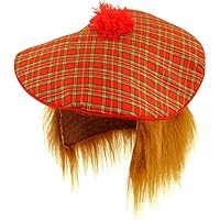 Scottish Hat - Tam O Shanter with Hair by Henbrandt