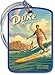 Vintage Hawaiian Art Luggage Tag - Duke Kahanamoku by Kerne Erickson