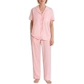 Pintage Women's Petite Size Pajamas Sets Soft Cotton Pjs