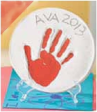 Unicef Create Keepsake Child's Handprint with Recordable Message Memory