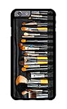 iTalk Case, iPhone 6 PLUS / 6S PLUS Phone Case - Makeup Brush Set [Black Rubber][Perfect Fit][Anti-Slip] Phone Cover for iPhone 6+ & iPhone 6S+