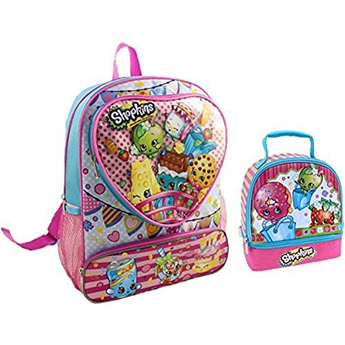 Shopkins 14" Backpack & Lunch Box Set - Hearts