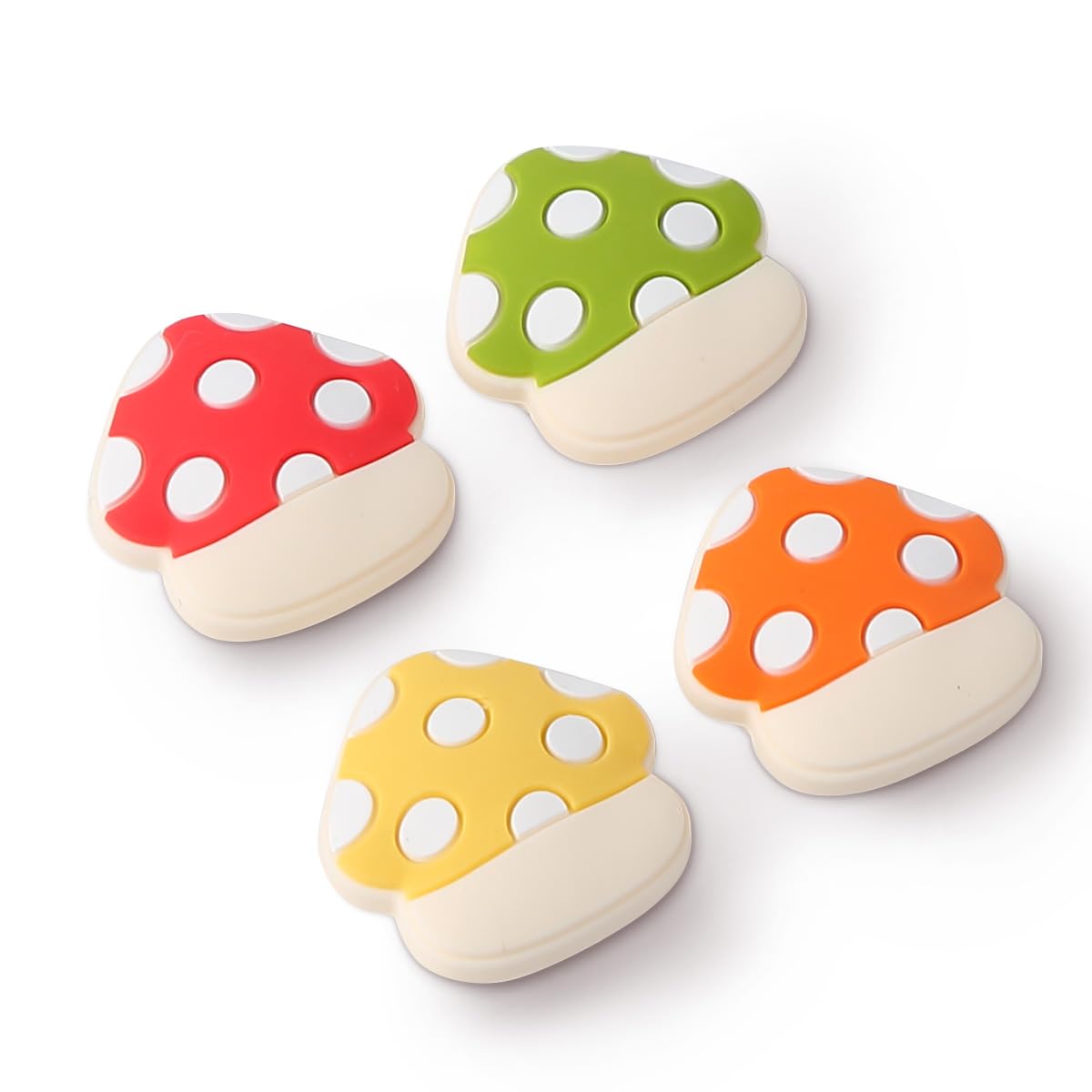 Thumb Grip for Nintendo Switch 2,Analog Joystick Button Covers for Switch 2 Joycon Controller, Cottage Mushroom Soft Silicone Gaming Accessories-4PCS