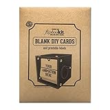 Flipbookit Blank DIY Cards and Printable Labels (1 pack)