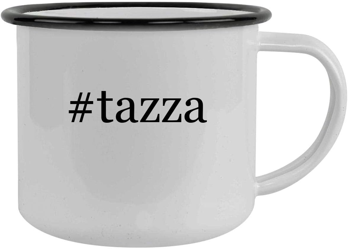 #tazza - 12oz Hashtag Camping Mug Stainless Steel, Black