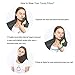 B-Comb Travel Pillow -Travel Neck Pillow Scarf Portable Soft Neck Support Perfect Pillow for Any Sitting Position Airplane Sleep Pillow - Plane Travel Accessory - Memory Foam- Adjustable