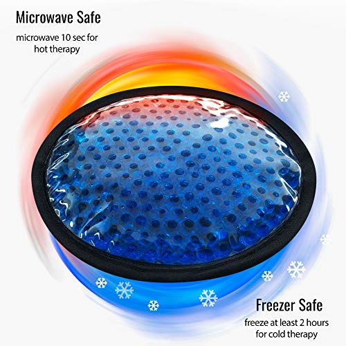 Climate pack 1Piece 5 inch diameter gel ice packs for injuries comes