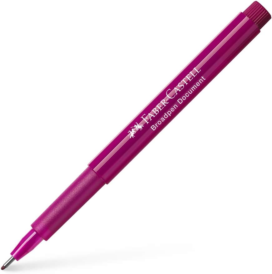 Faber Castell 155437 "Broadpen 1554" Fineliner - Magenta