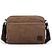 Eshow Men's Retro Canvas Cross Body Daypack Bag Shoulder Bag For iPad-Mini Messenger Bag