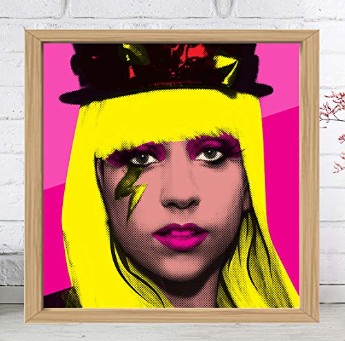 Pop Art Lady Gaga Limited Poster Artwork - Professional Wall Art Merchandise - A Star is Born, Singer, Born This Way