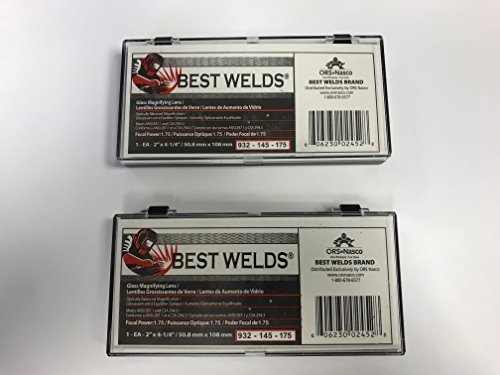 2 EACH Welding helmet magnifier/cheater lens, 2 x 4.25, 1.75 diopter, GLASS - Thumbnail 2