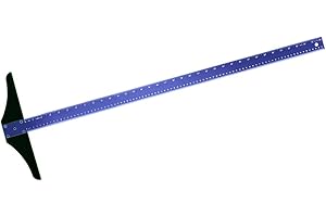 Alumicolor 2135-5 36-inch Standard Aluminum T-Square for Art Framing & Drafting, Blue