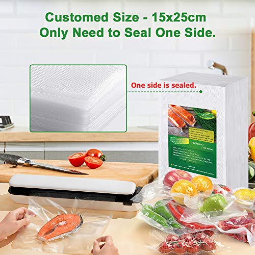BoxLegend Profi Vakuumierbeutel 15x25 cm/100 Beutel 210 Microns für alle Vakuumierer & Lebensmittel Vakuumiergerät, BPA… – Bild 4