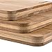 Zenware 3 Piece Triple-Ply Warp Resistant All Natural Bamboo Cutting Board Set – Small