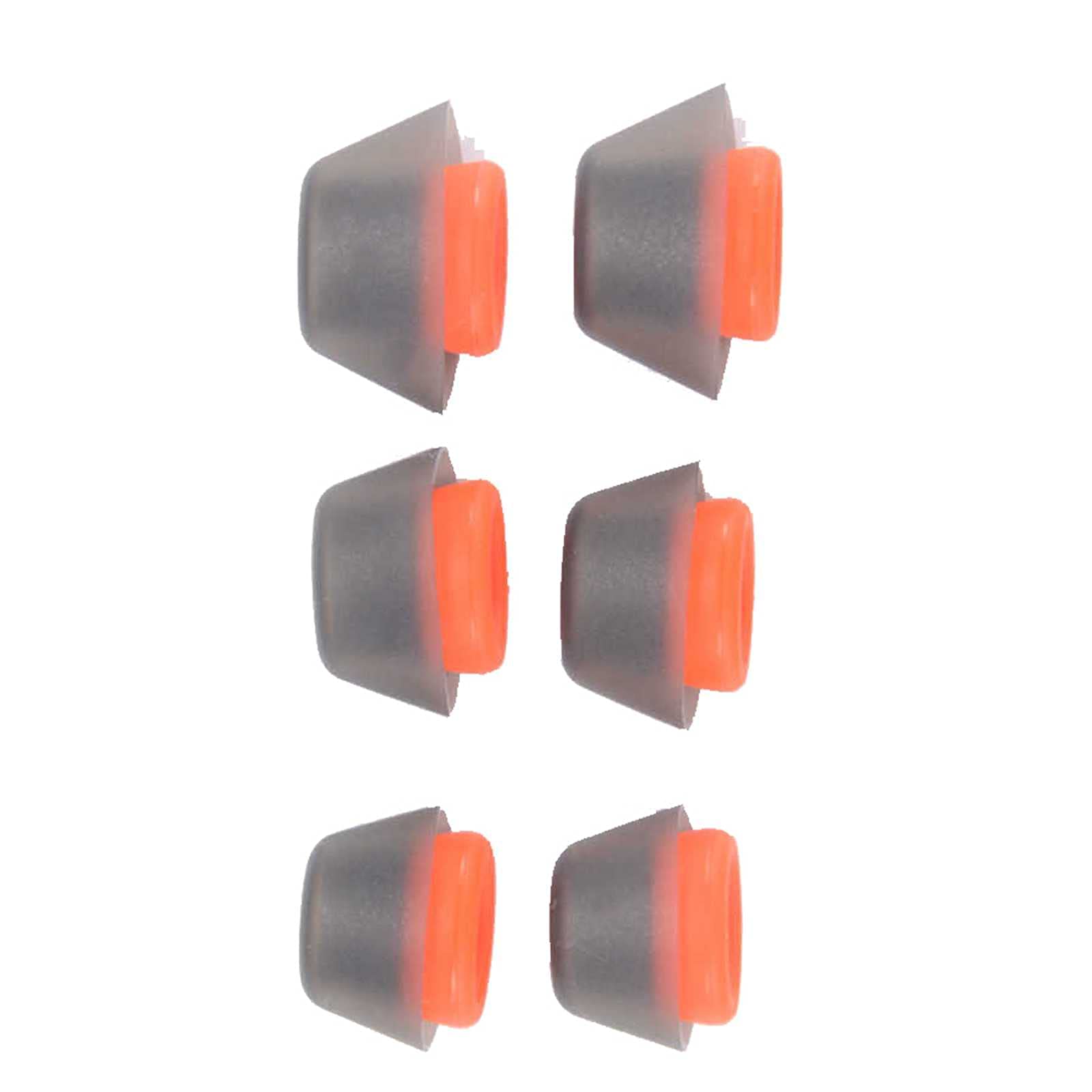 Earbuds Eargels Ear tips For Jabra Evolve 75e Bluetooth Wireless Earphones (Red-Black 3 Pairs Earbuds)