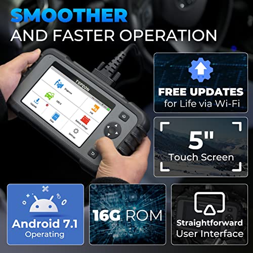 OBD2 Scanner TOPDON AD500 Oil/SAS/Throttle Reset Engine/ABS/SRS