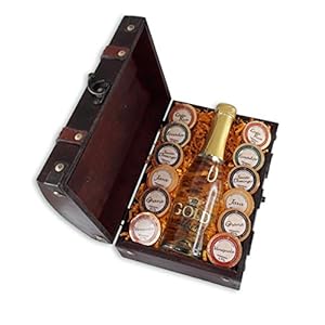 Geschenk Mini-Truhe Gold-Schätzchen