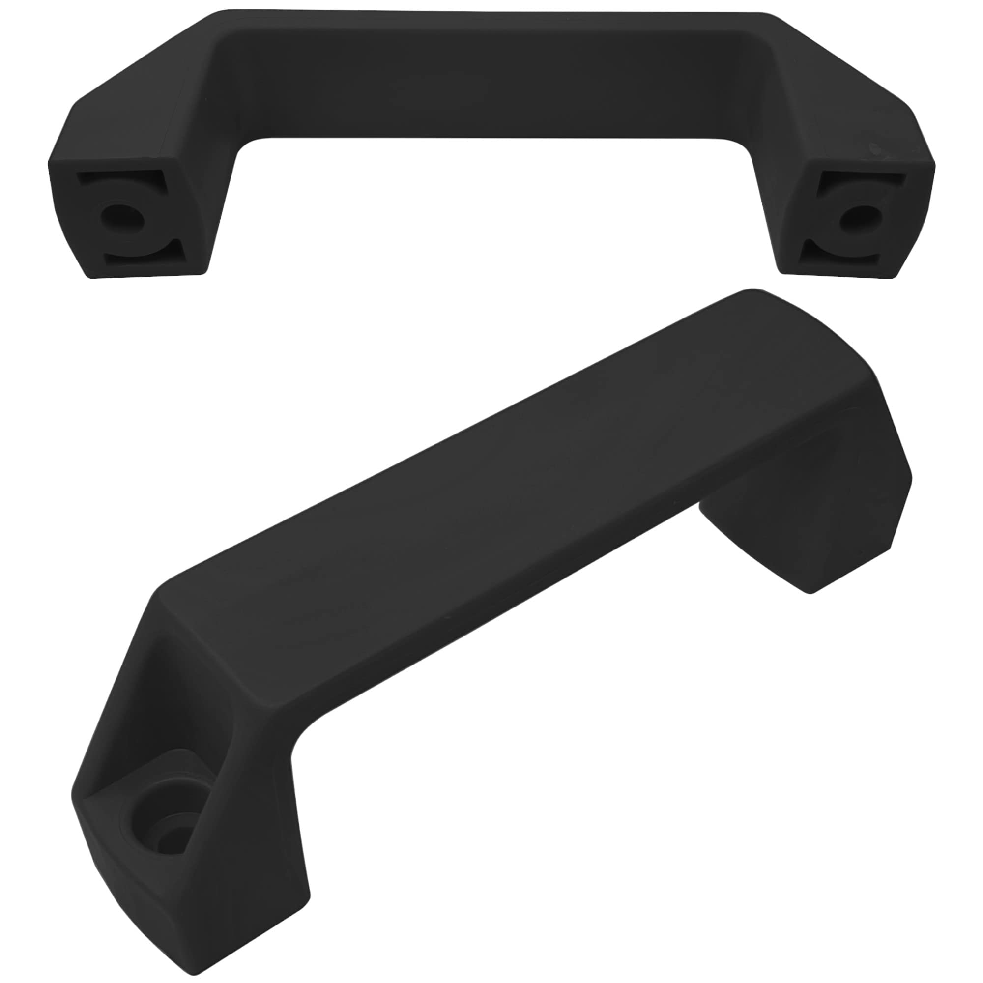 cyclingcolors 2X Heavy Duty Black Plastic 130mm 5 1/8" Industrial Commercial Door Pull Handle, Black