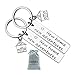 New Home Keychain New Home New Adventures Keychain First Home Gift Housewarming Gift Realtor Closing Gifts House Keyring (2 Pack)