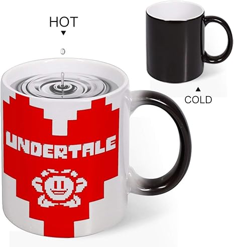Amazon Co Jp アンダーテール フラウィー 地下世界 マグカップ おしゃれ かわいい 耐久性 安全で健康 セラミックコーヒーマグ 色が変わるマグカップ クリエイティブ 素敵 デザイン ギフトアイデア ホーム キッチン