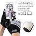 Enkeeo Cycling Gloves Full Finger Winter Bike Gloves Touchscreen Gloves for Smart Phone with Anti-slip Shock-absorbing 5MM Gel Pad, Microfiber Leather, Breathable Lycra, Velcro Design (Black&Grey)