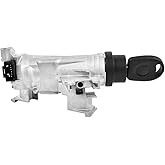 Ignition Starter Switch Steering Lock Cylinder with Key Replacement for 2003-2013 VW Golf Jetta MK5 Audi A3 TT R8 1K0905851B 1K0905865 GELUOXI